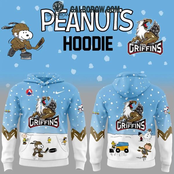 Grand Rapids Griffins 2024 Winter Snoopy Holidays Peanuts Hoodie T-Shirt