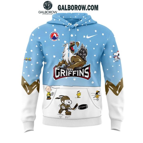 Grand Rapids Griffins 2024 Winter Snoopy Holidays Peanuts Hoodie T-Shirt