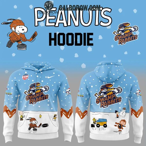 Greenville Swamp Rabbits 2024 Snoopy In Peanuts Holidays Hoodie T-Shirt