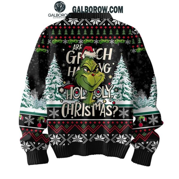 Grinch Ho Ho Ho Are Grinch Stealing Holly Jolly Christmas Ugly Sweater