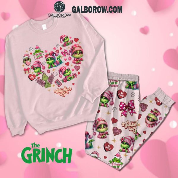 Grinch I’m Your Valentine 2025 Fleece Pajamas Set