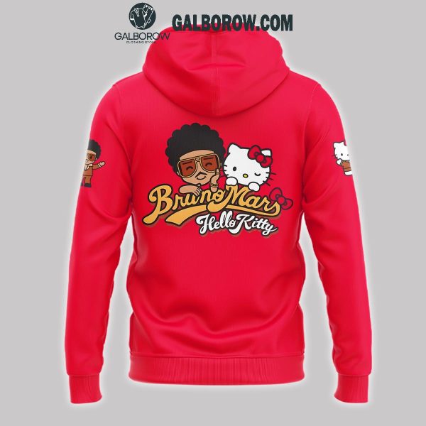 Hello Kitty Bruno Mars 2024 Worldwide Celebration Hoodie T-Shirt