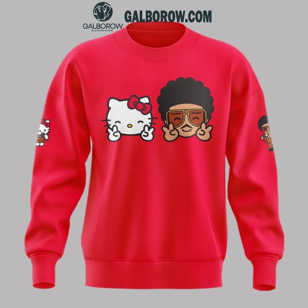 Hello Kitty Bruno Mars 2024 Worldwide Celebration Hoodie T-Shirt