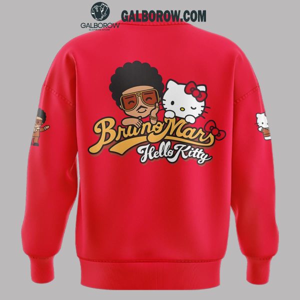 Hello Kitty Bruno Mars 2024 Worldwide Celebration Hoodie T-Shirt