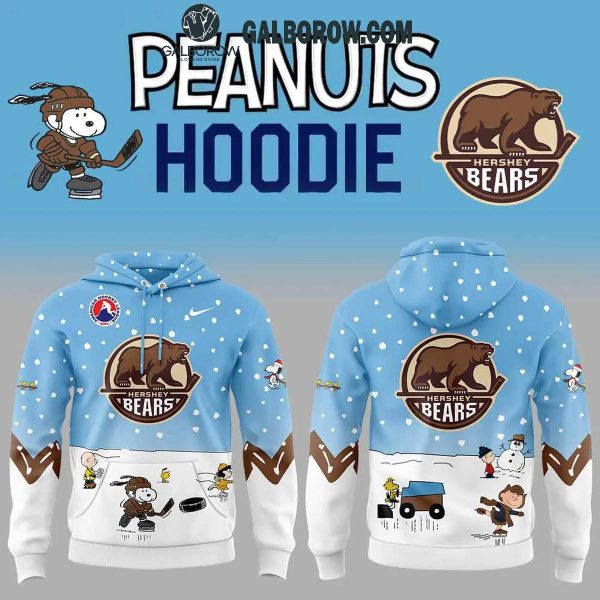 Hershey Bears 2024 Snoopy In Peanuts Holidays Hoodie T-Shirt