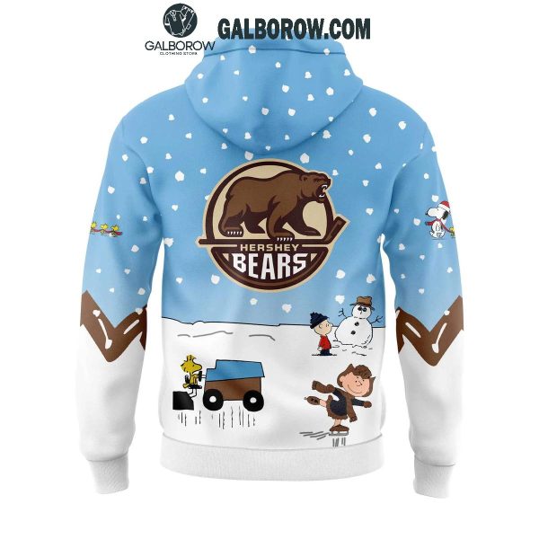 Hershey Bears 2024 Snoopy In Peanuts Holidays Hoodie T-Shirt