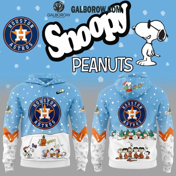 Houston Astros Peanuts Season Snoopy Baseball Hoodie T-Shirt