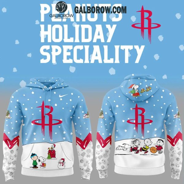 Houston Rockets Peanuts Snoopy Christmas Days NBA 2024 Hoodie T-Shirt