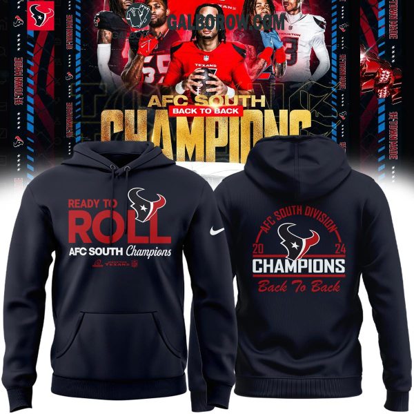 Houston Texans Back To AFC South Division Champions 2024 Hoodie T-Shirt