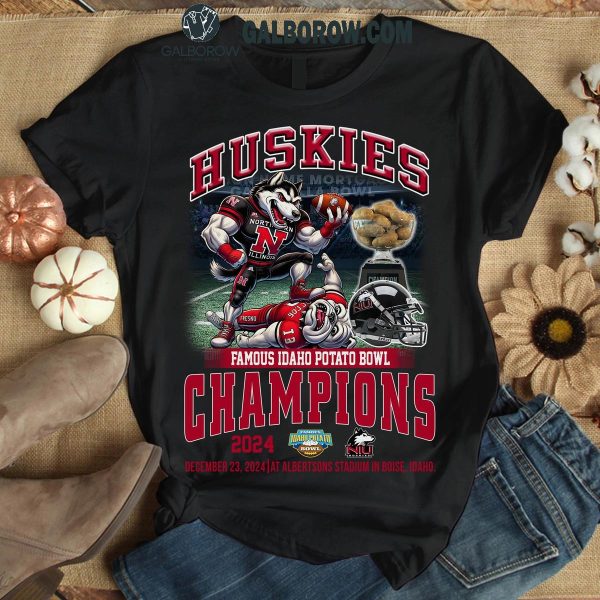 Huskies Famous Idaho Potato Bowl Champions T Shirt