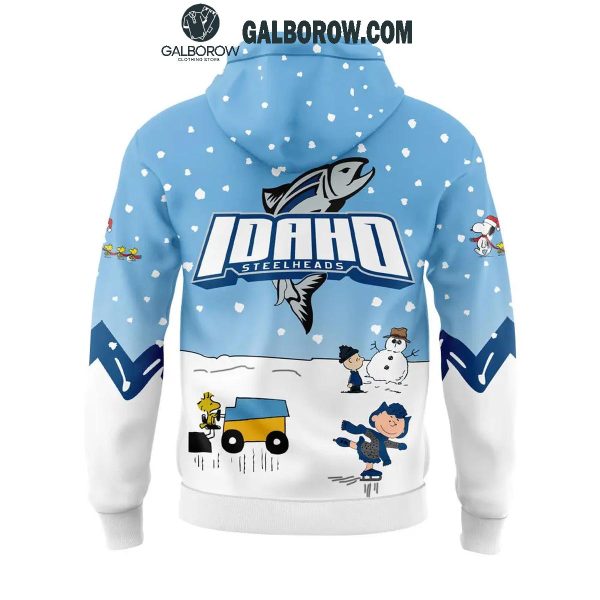 Idaho Steelheads 2024 Snoopy In Peanuts Holidays Hoodie T-Shirt