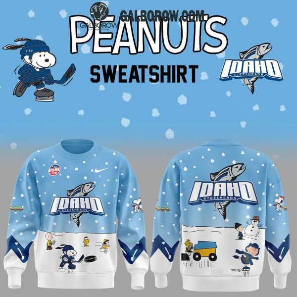 Idaho Steelheads 2024 Winter Snoopy Holidays Peanuts Hoodie T-Shirt