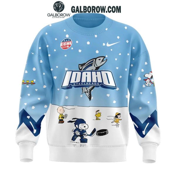 Idaho Steelheads 2024 Winter Snoopy Holidays Peanuts Hoodie T-Shirt