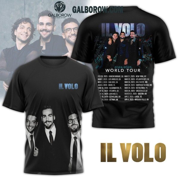 Il Volo World Tour 2025 The Celebrating Time Hoodie T-Shirt