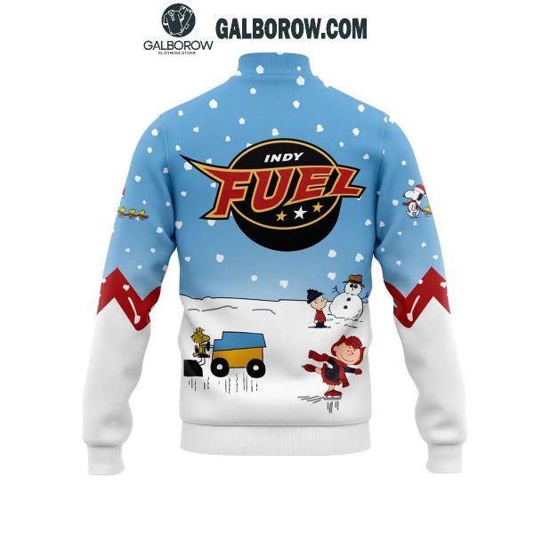 Indy Fuel 2024 Winter Holidays Snoopy Peanuts Baseball Jacket