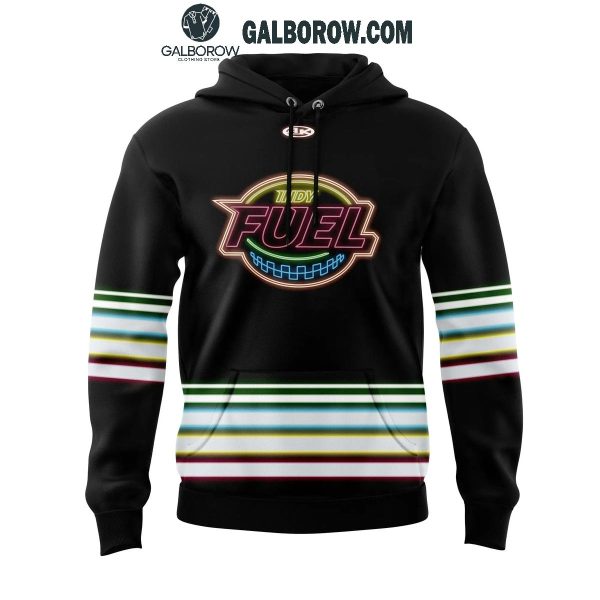 Indy Fuel Glow Night 2024 Retro Style Hoodie T-Shirt