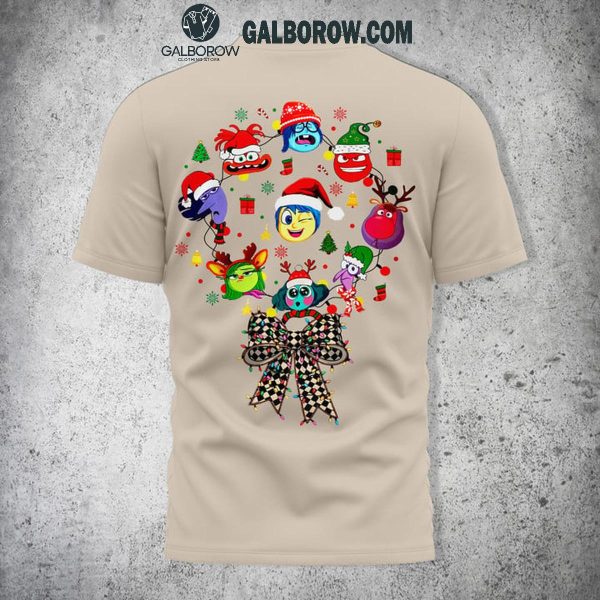 Inside Out Disney Today I Feel All The Christmas Emotions Hoodie T-Shirt