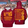 Iowa State Cyclones Go Cyclones Pop Tarts Champs 2024 Hoodie T-Shirt Yellow