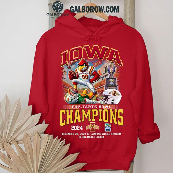 Iowa State Cyclones Let’s Celebrate 2024 Pop Tarts Bowl Champions T-Shirt