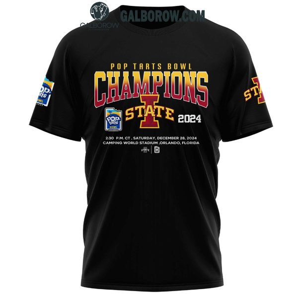 Iowa State Cyclones Pop Tarts Bowl Champions Hoodie T Shirt