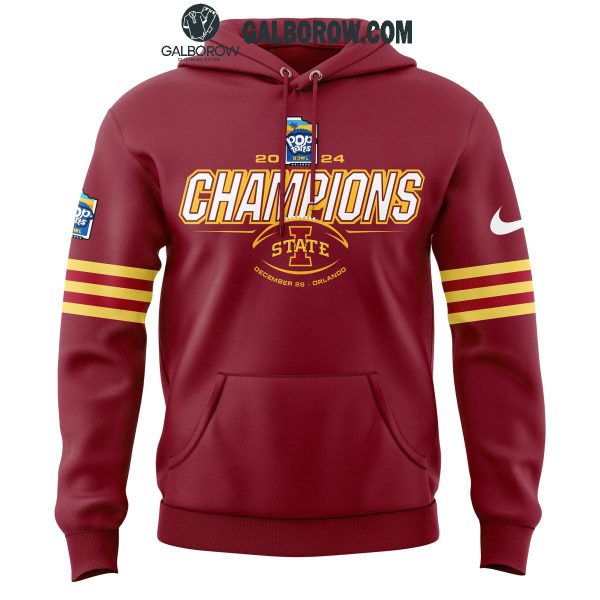 Iowa State Cyclones Pop Tarts Bowl Champions Iowa State Football 2024 Hoodie T-Shirt