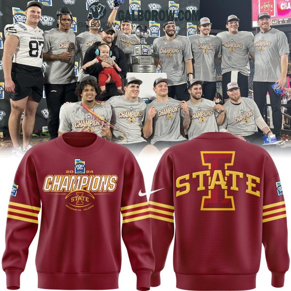 Iowa State Cyclones Pop Tarts Bowl Champions Iowa State Football 2024 Hoodie T-Shirt