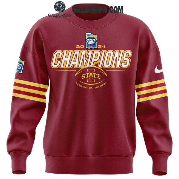 Iowa State Cyclones Pop Tarts Bowl Champions Iowa State Football 2024 Hoodie T-Shirt