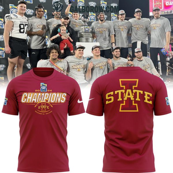 Iowa State Cyclones Pop Tarts Bowl Champions Iowa State Football 2024 Hoodie T-Shirt