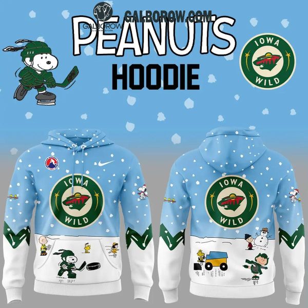 Iowa Wild 2024 Winter Snoopy Holidays Peanuts Hoodie T-Shirt