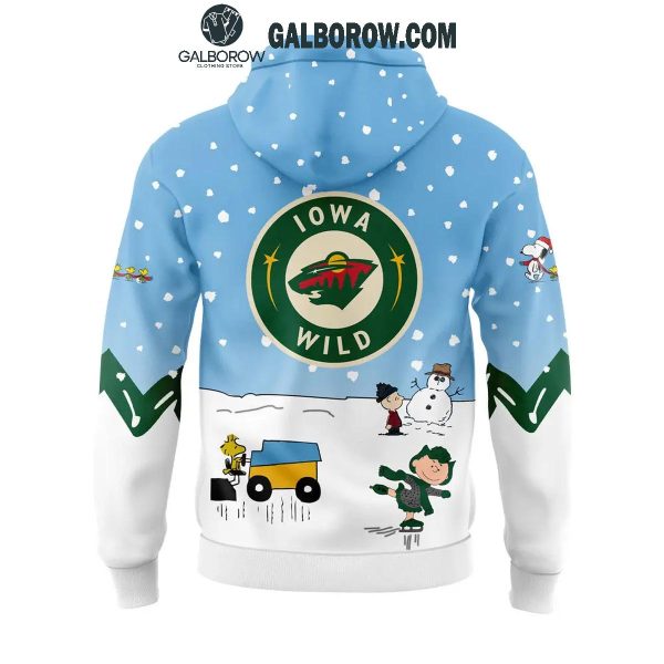 Iowa Wild 2024 Winter Snoopy Holidays Peanuts Hoodie T-Shirt