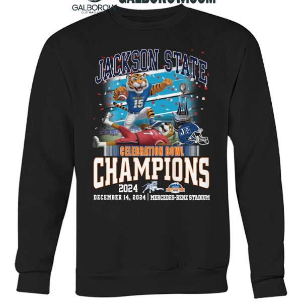 Jackson State Jaguars Celebration Bowls Champions 2024 Celebrating T Shirt