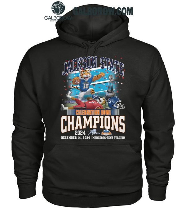 Jackson State Jaguars Celebration Bowls Champions 2024 Celebrating T-Shirt