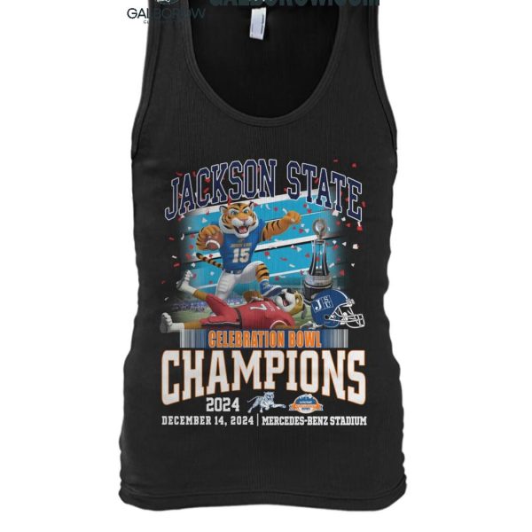 Jackson State Jaguars Celebration Bowls Champions 2024 Celebrating T Shirt