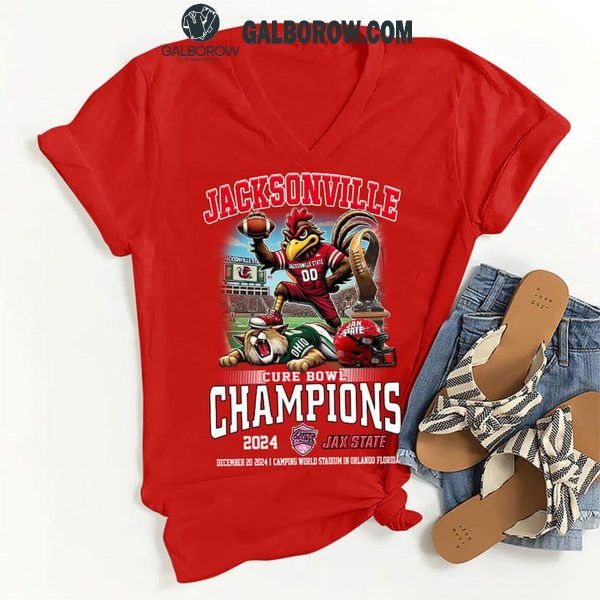 Jacksonville State Gamecocks Cure Bowl Champions Of 2024 Proud T-Shirt