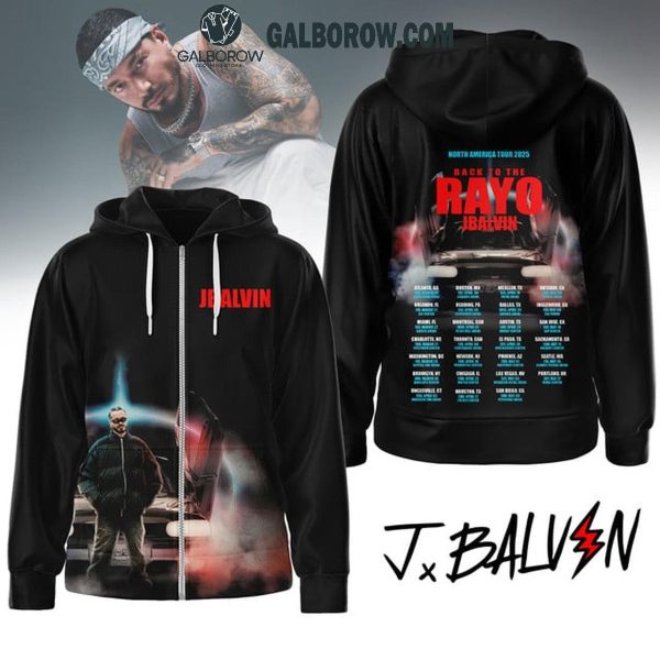 Jbalvin Rayo Tour 2025 The Celebrating Time Hoodie T-Shirt