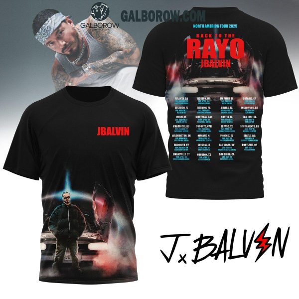 Jbalvin Rayo Tour 2025 The Celebrating Time Hoodie T-Shirt