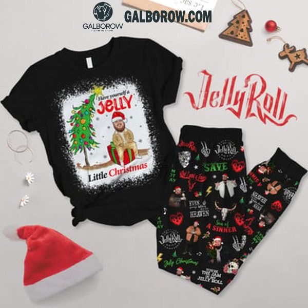 Jelly Roll Have Yourself A Jelly Little Christmas 2024 Fleece Pajamas Set