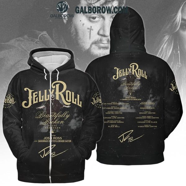 Jelly Roll The Beautifully Broken Great Northern Tour 2025 Hoodie T-Shirt