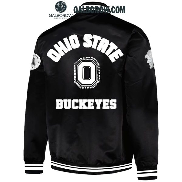 Justin Fields Ohio State Football Black Baseball Jacket