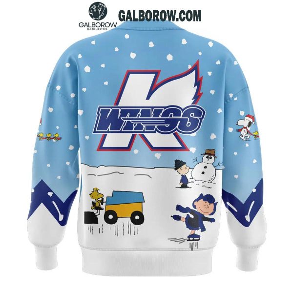 Kalamazoo Wings 2024 Winter Snoopy Holidays Peanuts Sweatshirt Hoodie T-Shirt