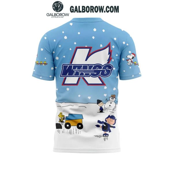 Kalamazoo Wings 2024 Winter Snoopy Holidays Peanuts Sweatshirt Hoodie T-Shirt