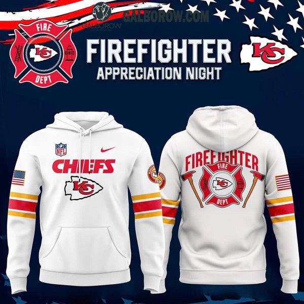 Kansas City Chiefs National 2024 Firefighter Appreciation Night Hoodie T-Shirt