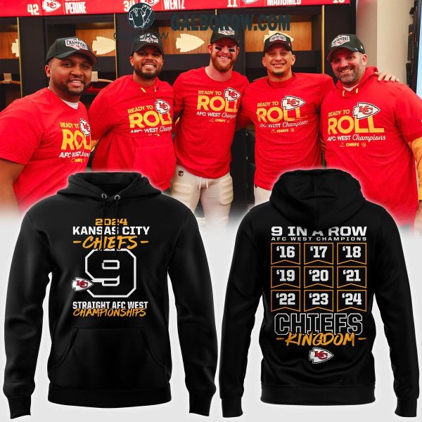 Kansas City Chiefs Proud 2024 AFC West Division Champions Hoodie T-Shirt