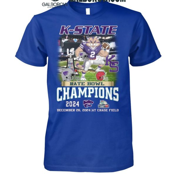 Kansas State Rate Bowl Champions 2024 T Shirt