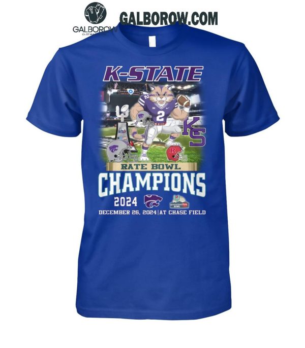 Kansas State Rate Bowl Champions 2024 T Shirt