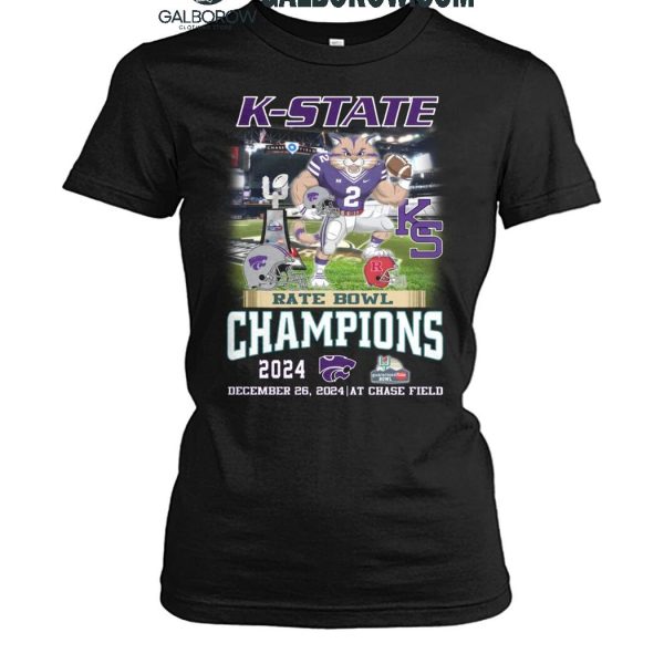 Kansas State Rate Bowl Champions 2024 T Shirt