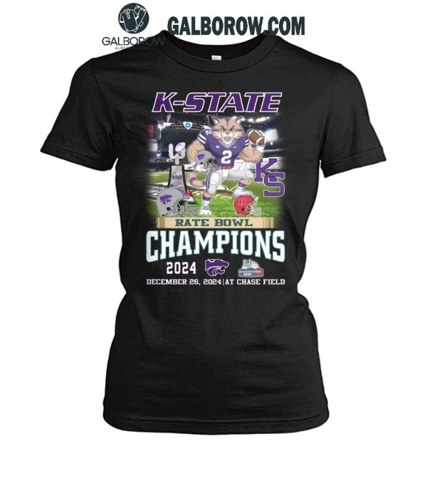 Kansas State Rate Bowl Champions 2024 T Shirt