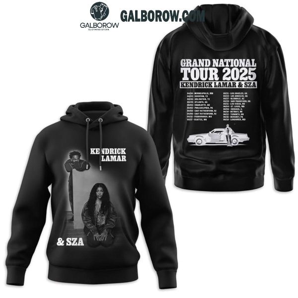 Kendrick Lamar And SZA Ready For 2025 Grand National Tour Hoodie T-Shirt