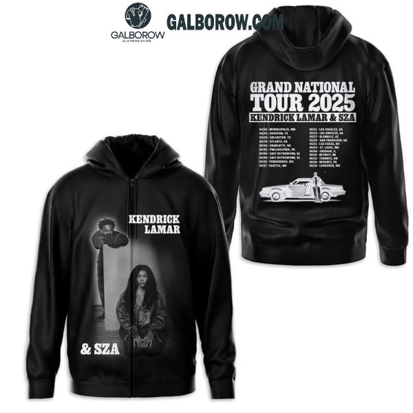 Kendrick Lamar And SZA Ready For 2025 Grand National Tour Hoodie T-Shirt