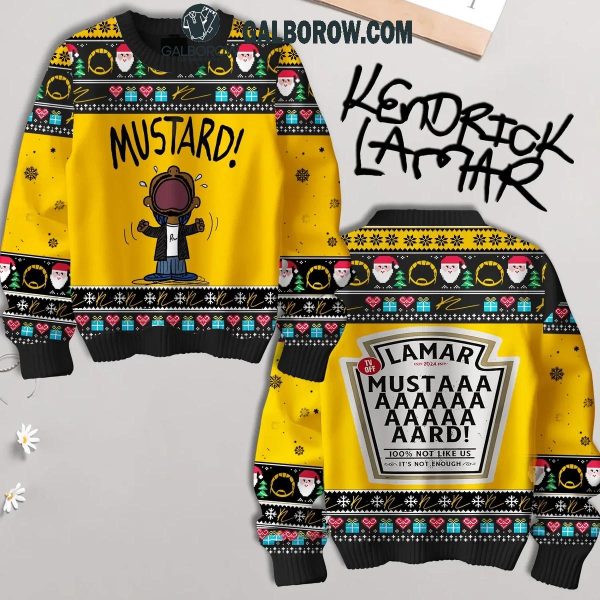 Kendrick Lamar Mustard It’s Not Enough Christmas Ugly Sweater